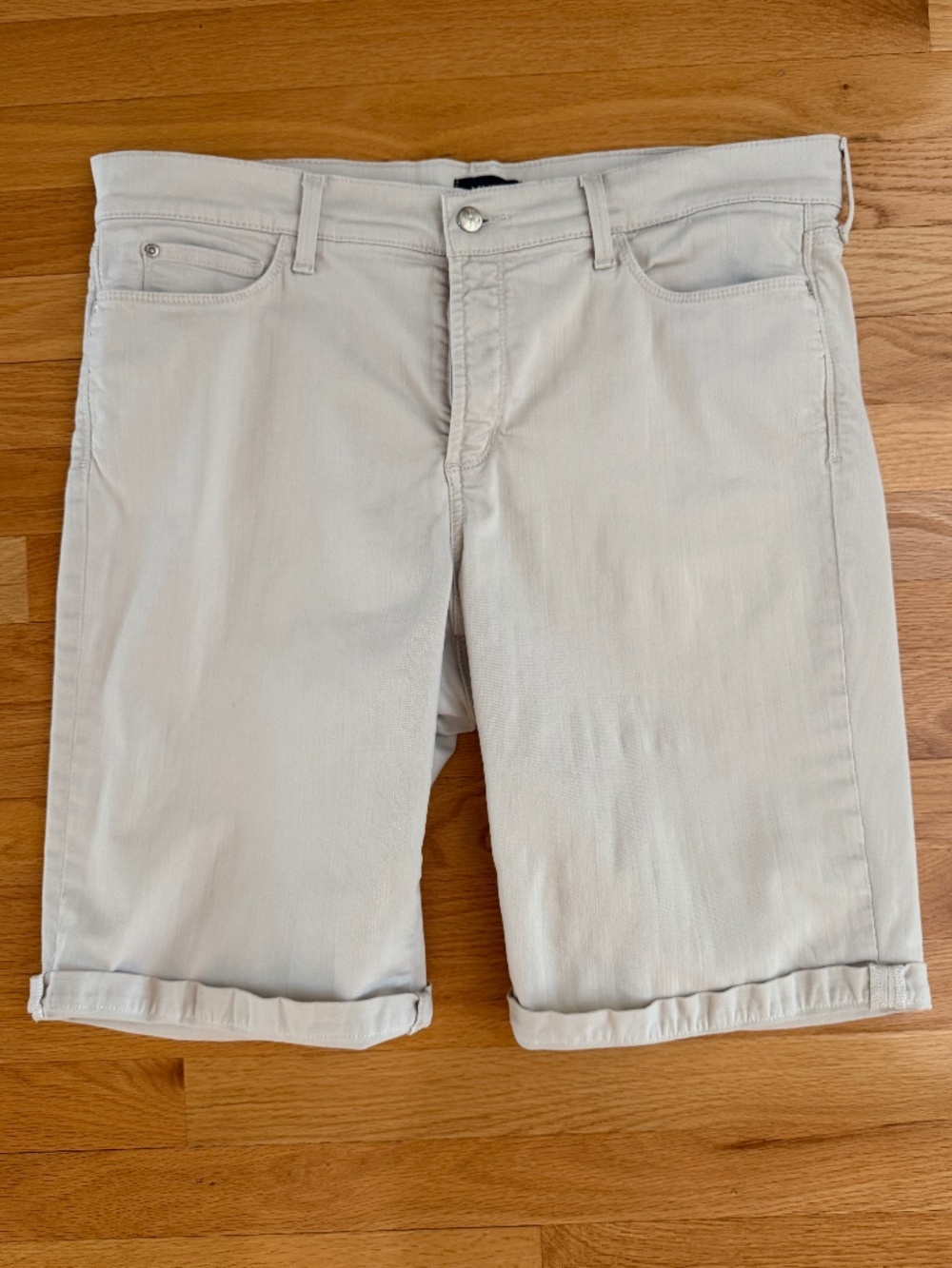 NYDJ Briella Shorts Womens Size 16 Off White